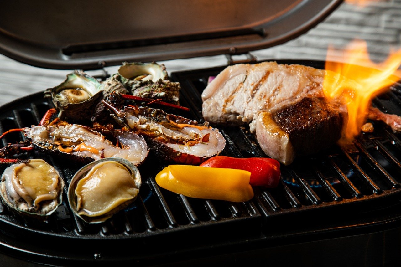 ベイサイド金谷のグランピングBBQ