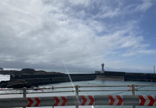 太海漁港の風景