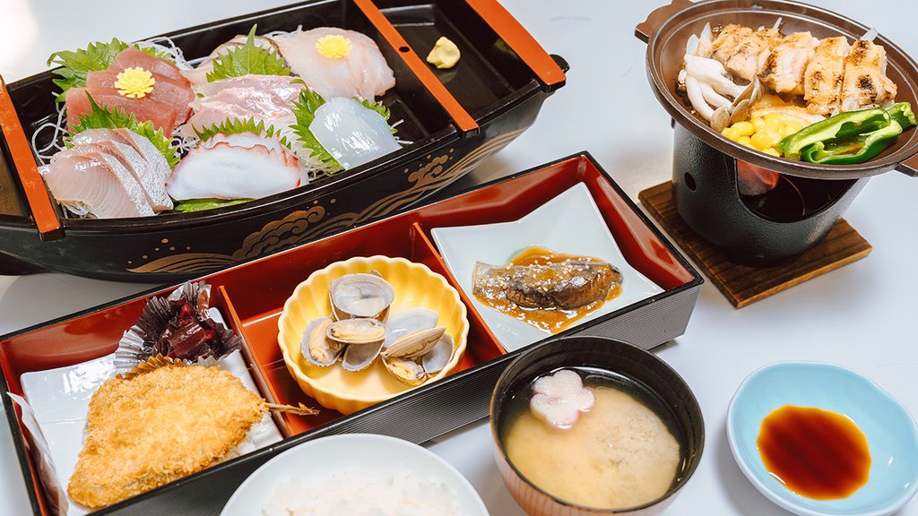 グランビュー岩井の海鮮料理