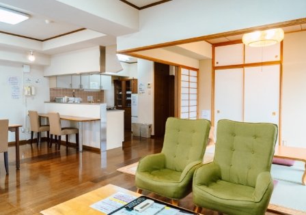 グランビュー岩井の和室タイプの客室