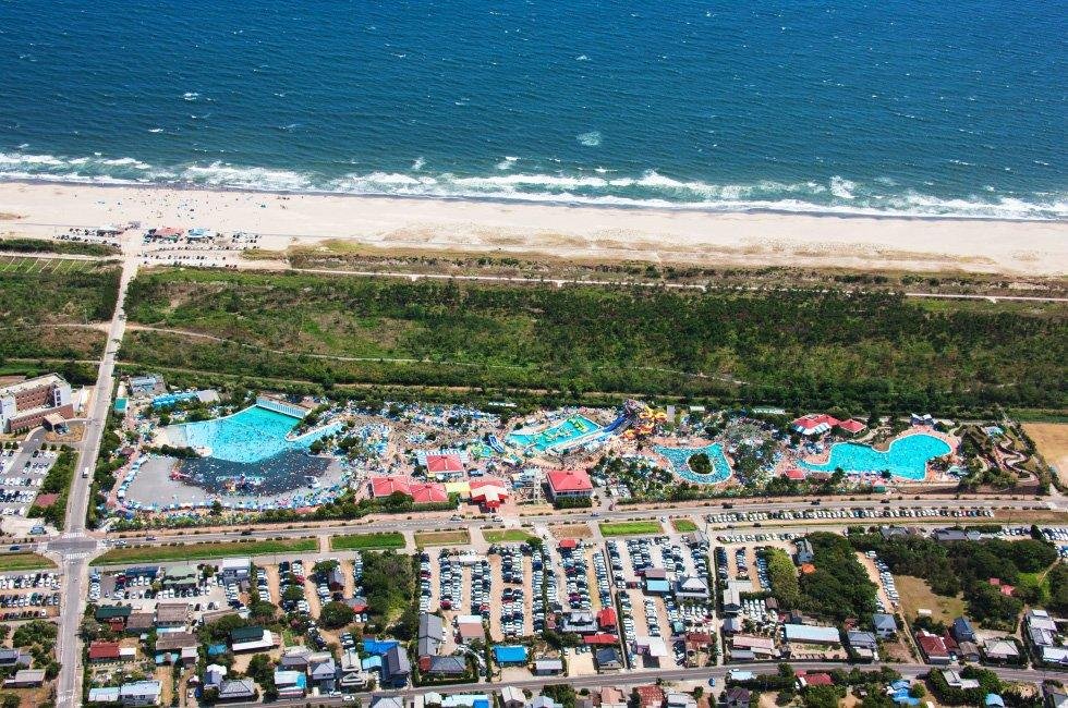 蓮沼ウォーターガーデンの全景