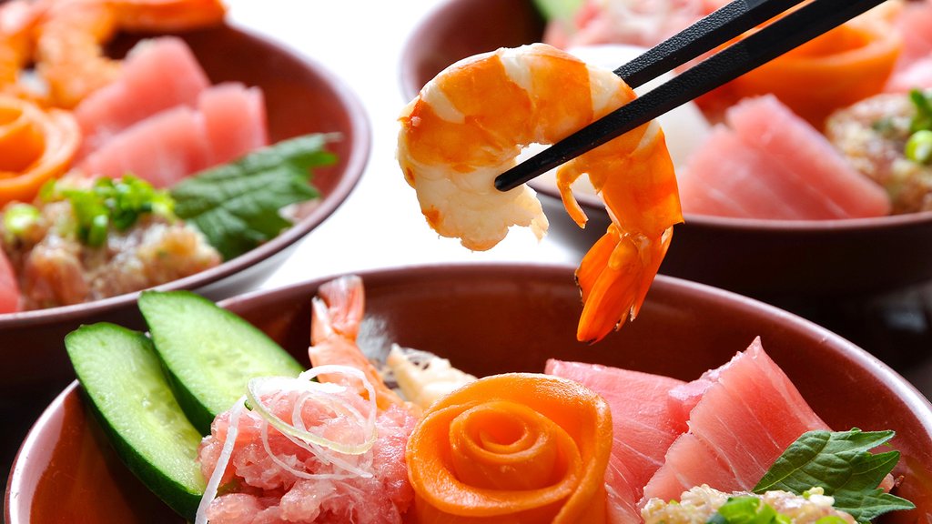 ホテル南海荘の海鮮料理