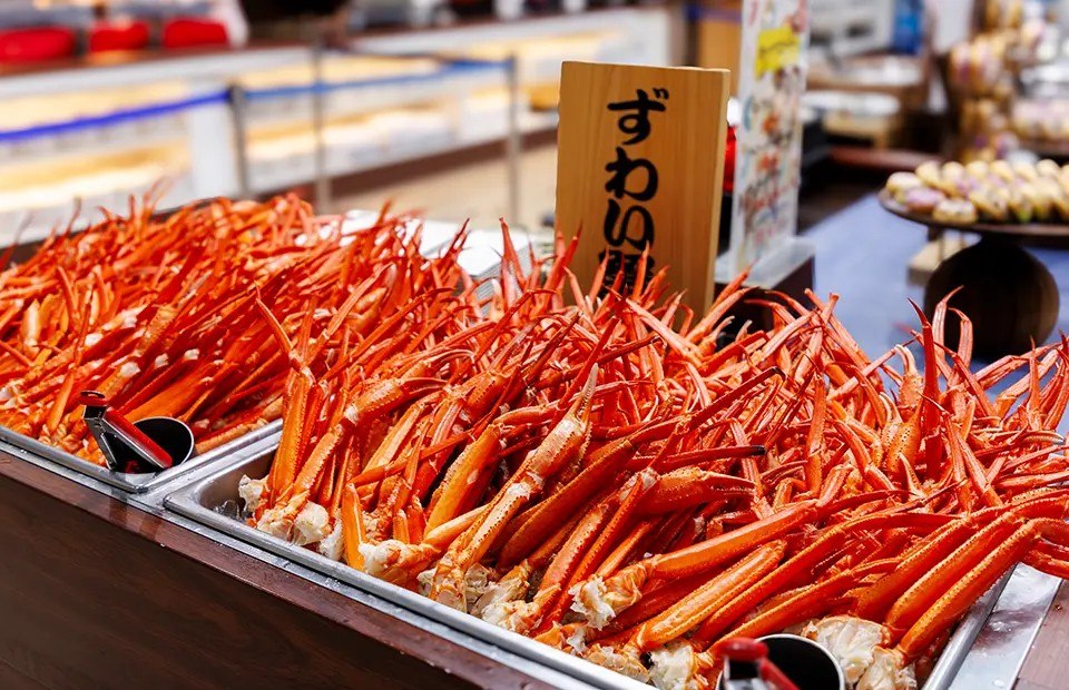 龍宮城スパ三日月のずわい蟹バイキング