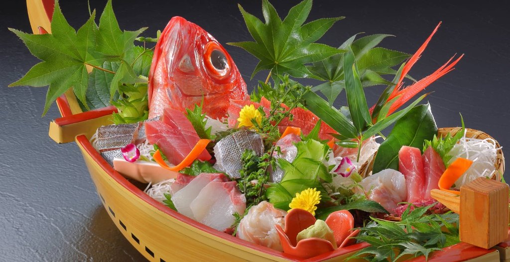 館山シーサイドホテルの舟盛