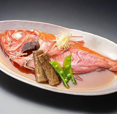 館山シーサイドホテルの金目鯛の煮付け