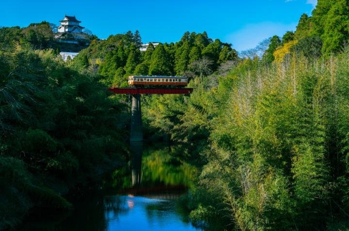養老渓谷の観音橋