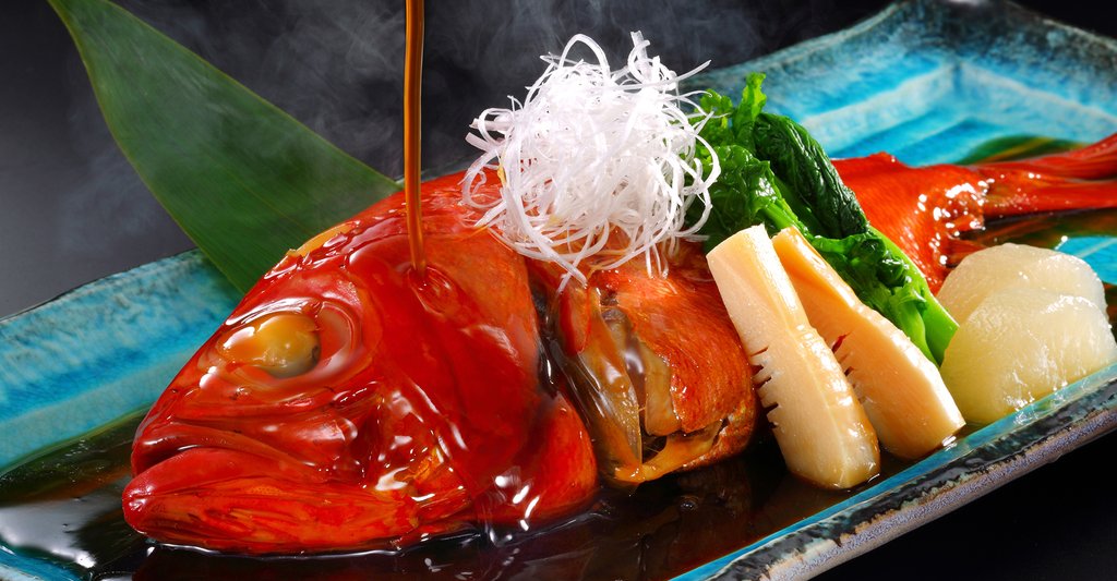 彩り豊かな夕食の一品