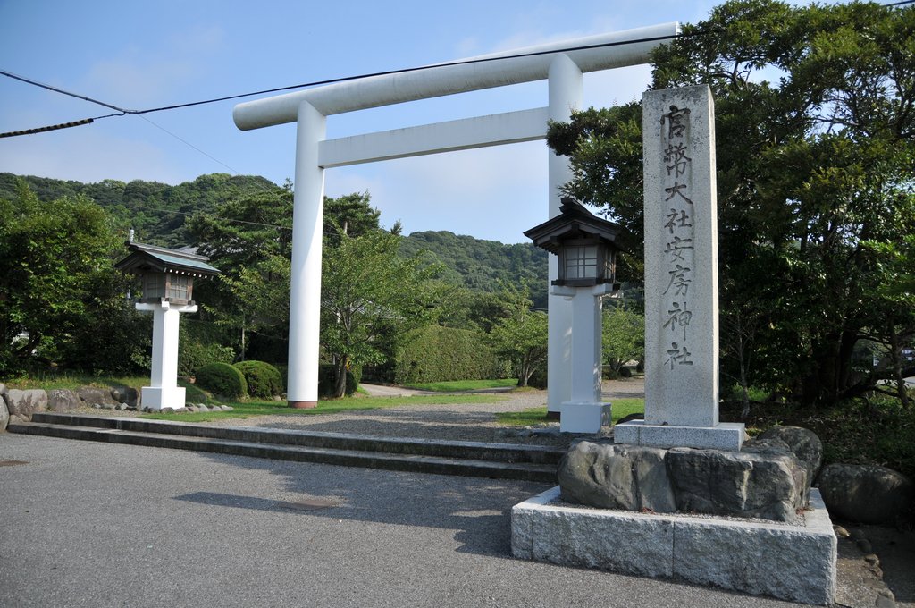 安房神社の鳥居