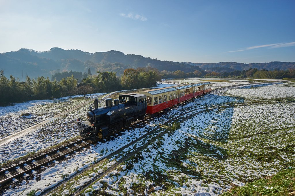 小湊鉄道の里山風景