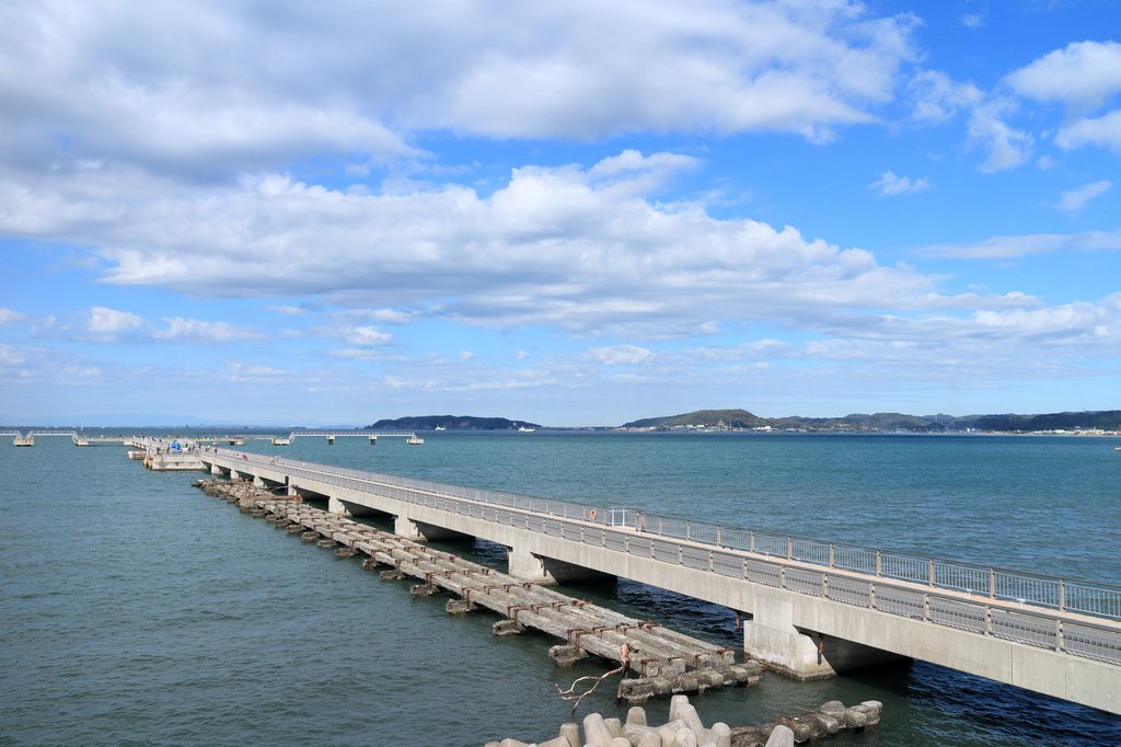 館山港の桟橋