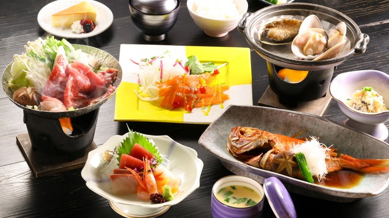 白子ニューシーサイドホテルの海鮮料理