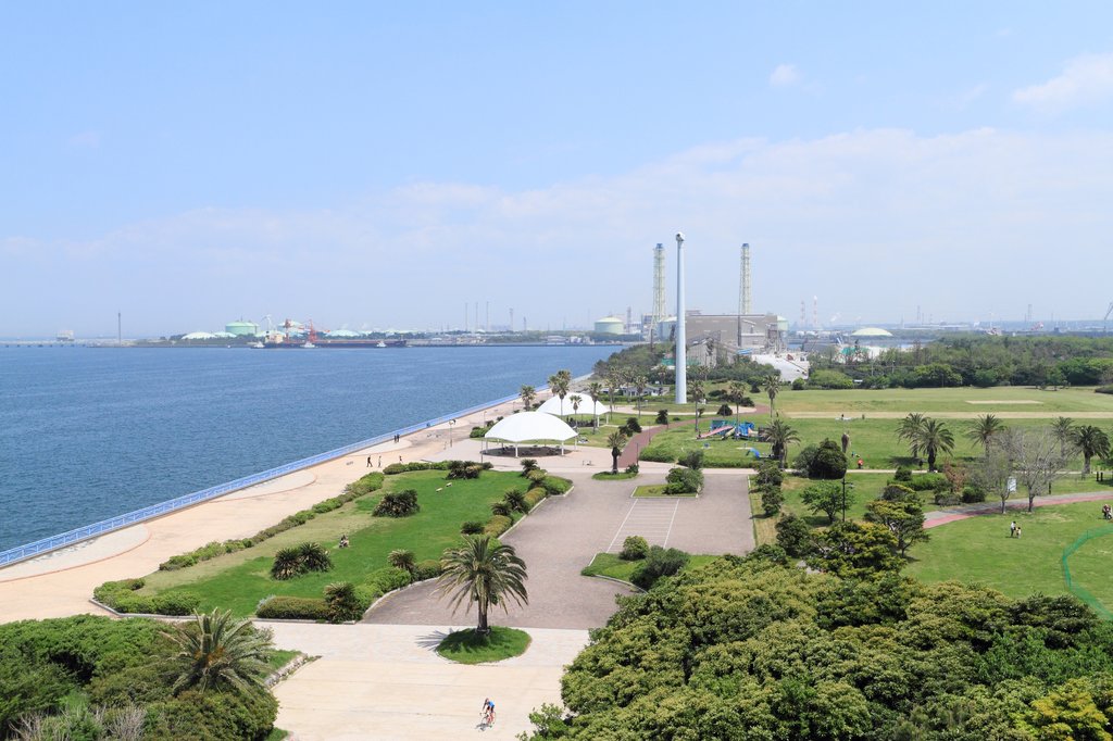 袖ヶ浦海浜公園のプロムナード