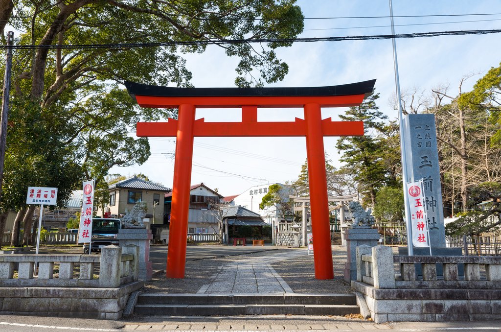 玉前神社の鳥居
